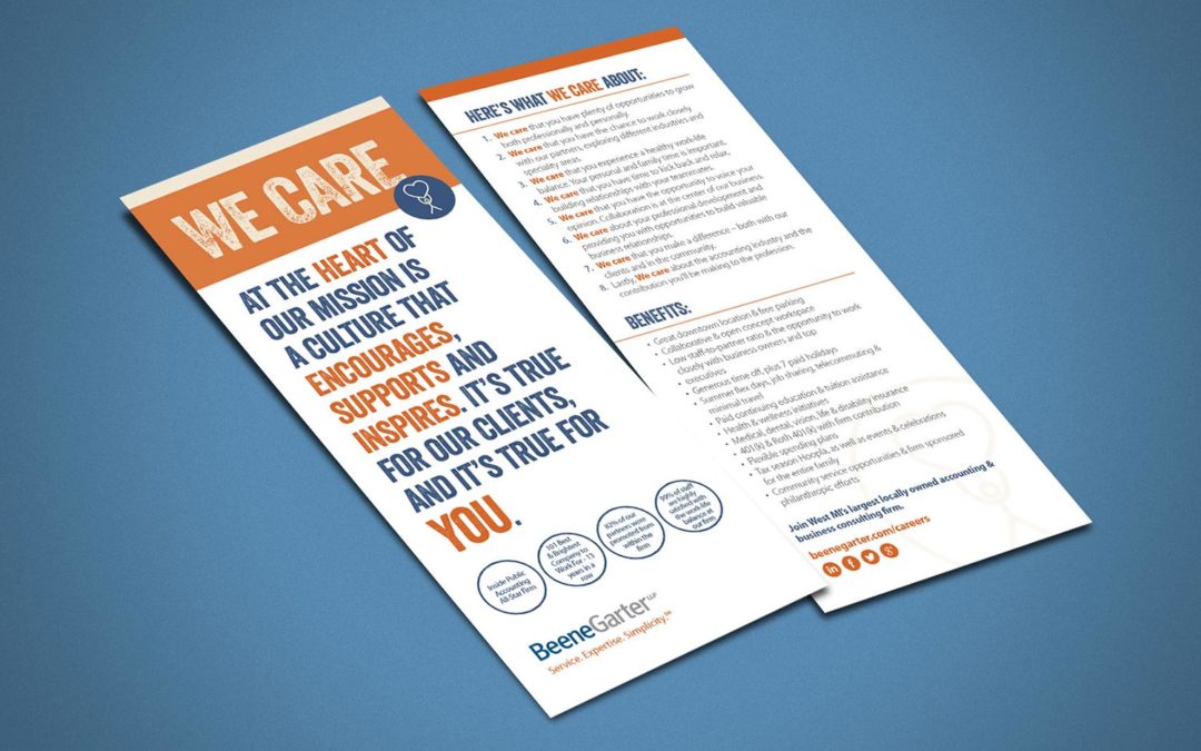 Beene Garter We Care Brochure