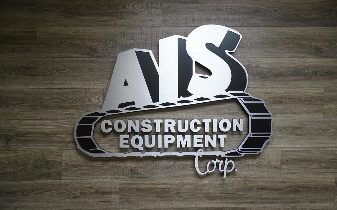 AIS Construction Equipment Interior Sign
