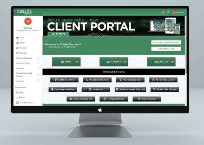 Tubelite Client Portal Web Development