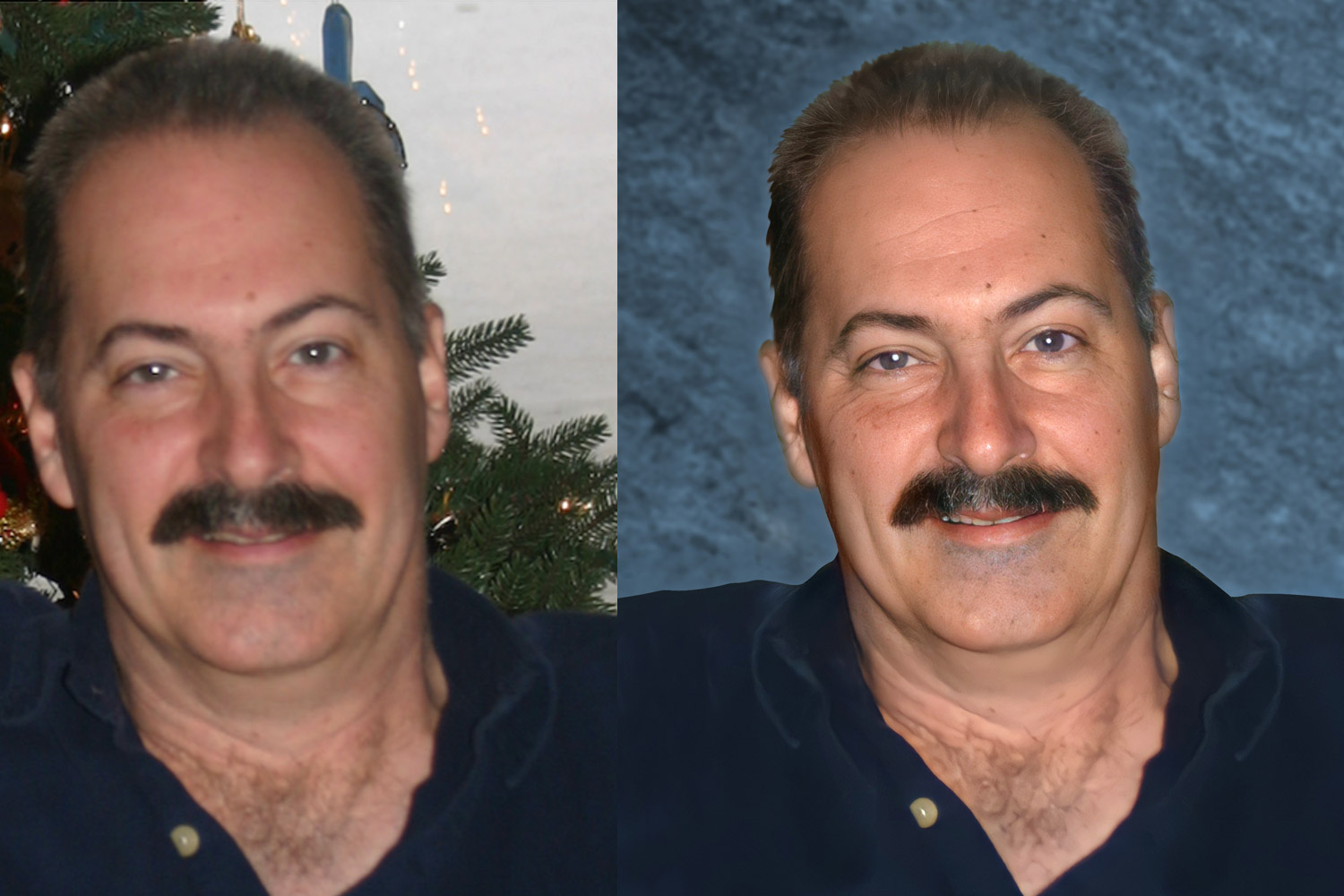 Image Resolution and Facial Improvement (Before/After)